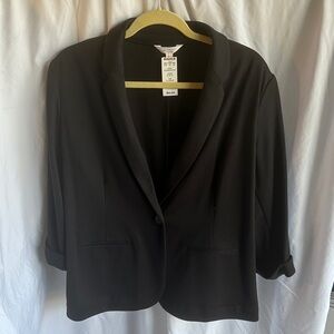 LC Lauren Conrad Classic Black Blazer XL NWT